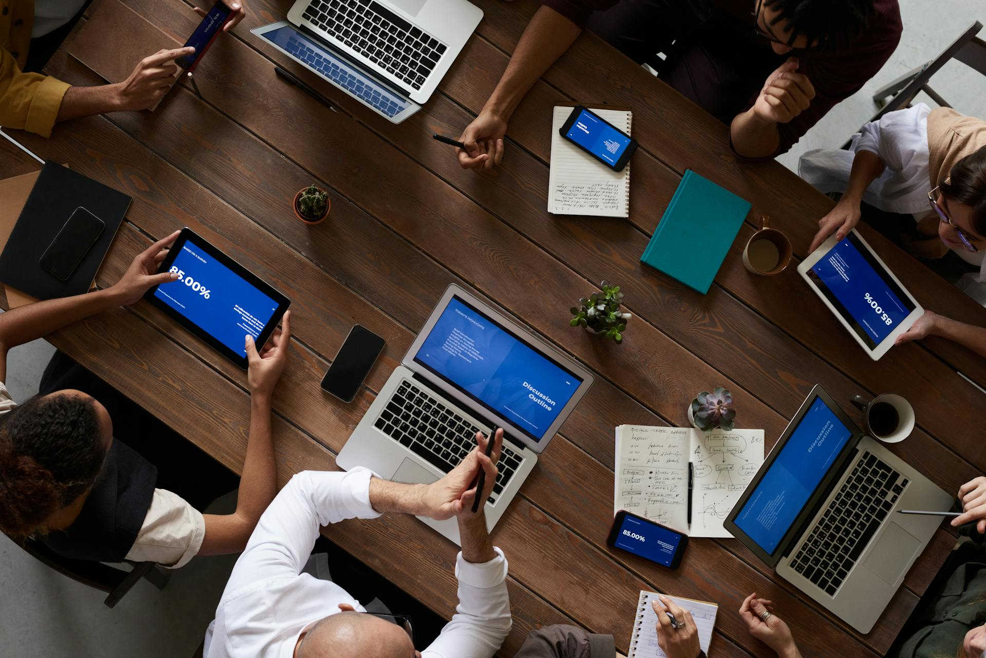 Feature Image - Overhead Desk View